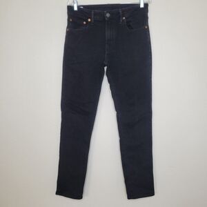 American Eagle Slim Straight Black Stretch Denim Jeans Mens 31 x 32